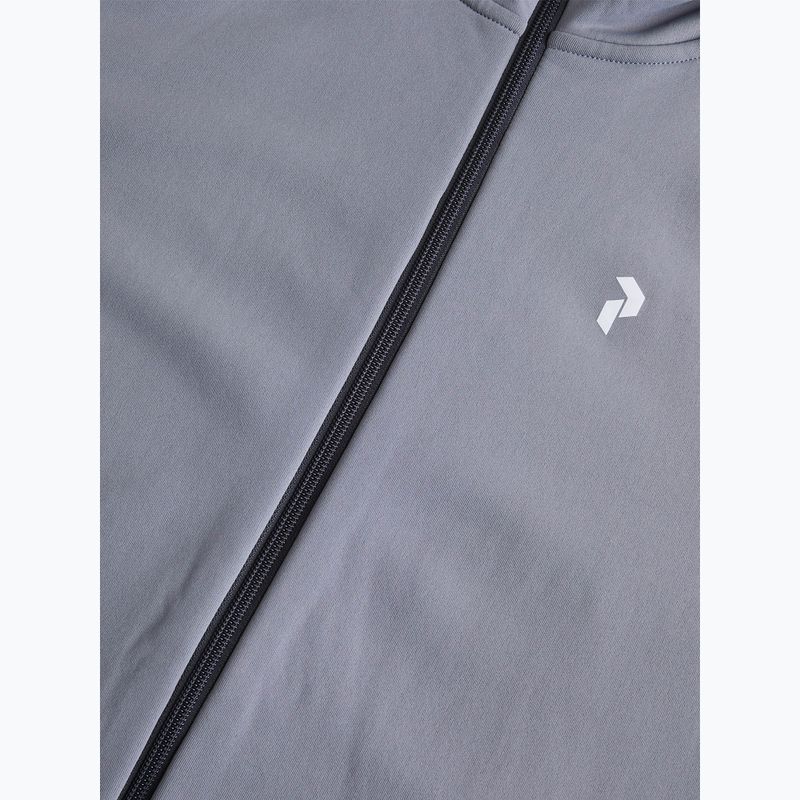 Felpa da trekking Peak Performance Rider Zip Hood Uomo grigio tranquillo/grigio movimento 9