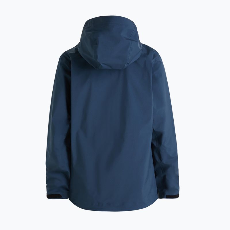 Uomo Peak Performance Vislight Gore Tex Giacca antipioggia in acciaio blu chiaro 3