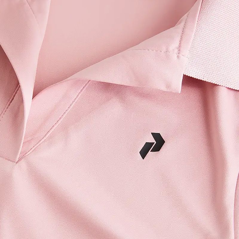 Polo Peak Performance Illusion SL da donna, colore arancione caldo 4