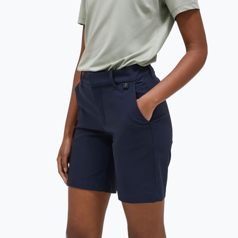 Pantaloncini da golf Peak Performance Illusion blue shadow da donna