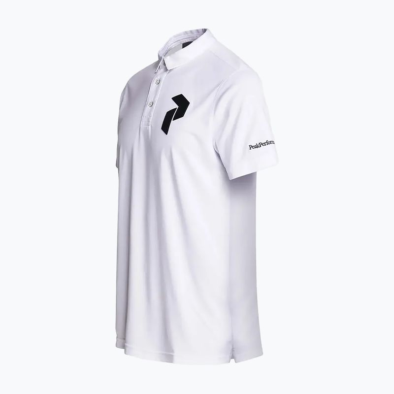 Polo Peak Performance Panmore da uomo, bianco 2
