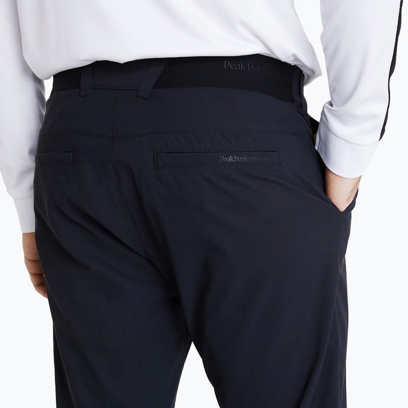 Pantaloni da golf Peak Performance Player da uomo, nero 5