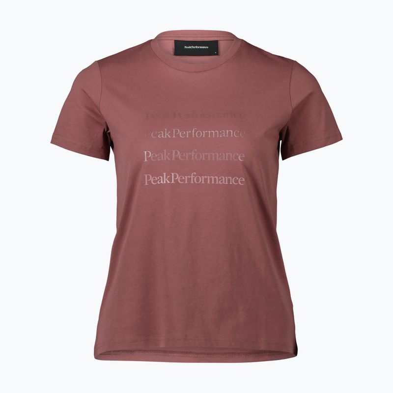 Camicia da trekking Peak Performance Ground donna rosa/marrone