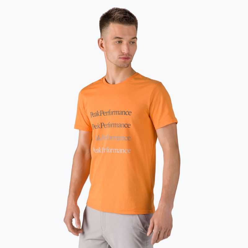 Camicia da trekking Peak Performance Ground arancione da uomo