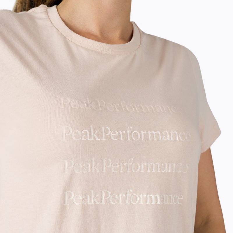 Maglietta da trekking Peak Performance Ground Ground da donna con polvere di fata 4