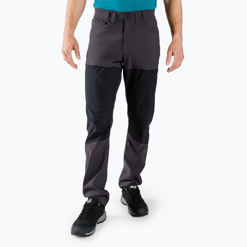 Pantaloni da trekking da uomo Peak Performance Iconiq iron cast nero