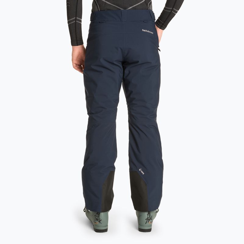 Pantaloni da sci Peak Performance da uomo Navtech blu shadow 2