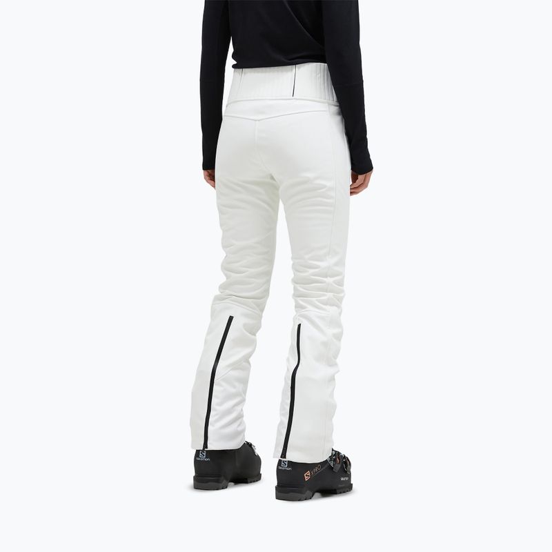 Pantaloni da sci da donna Peak Performance High Stretch bianco sporco 2