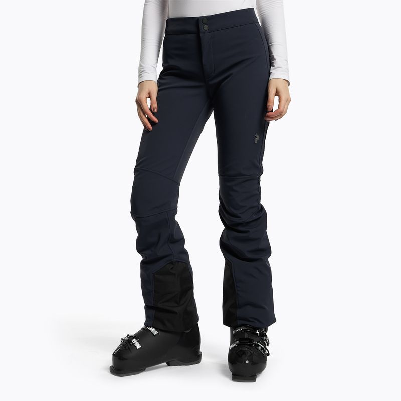 Pantaloni da sci da donna Peak Performance Stretch blu ombra