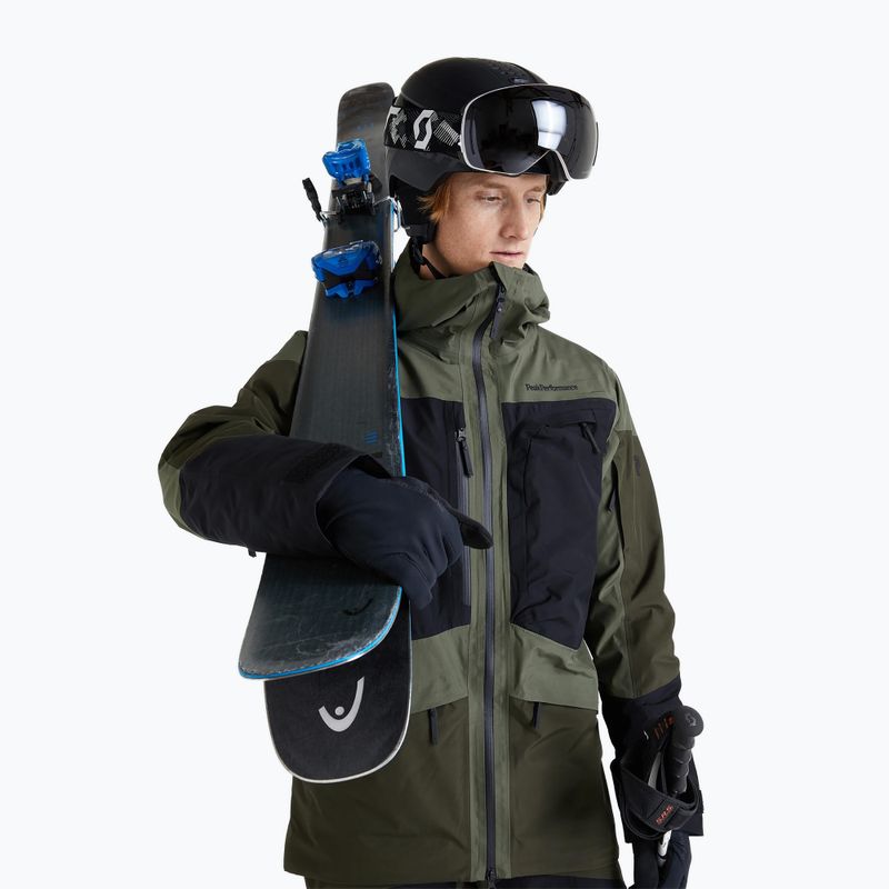 Giacca da sci Peak Performance Gravity 2L GoreTex da uomo con ago di pino