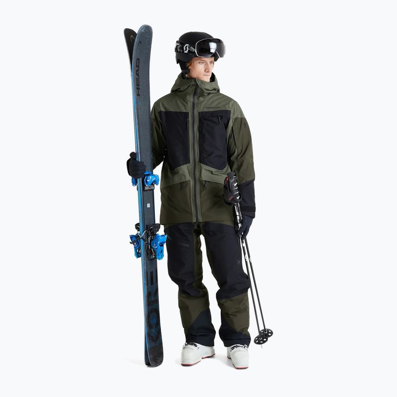 Giacca da sci Peak Performance Gravity 2L GoreTex da uomo con ago di pino 2