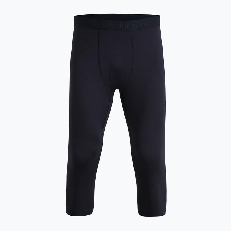 Pantaloni termici da uomo Peak Performance Spirit Short Johns nero