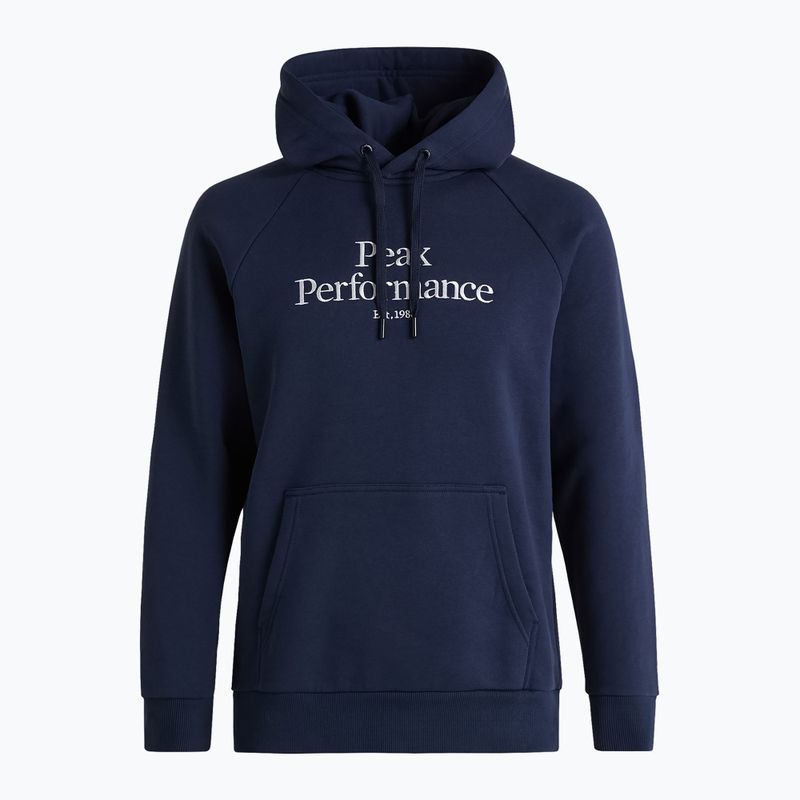 Felpa da uomo Peak Performance Original Hood blue shadow trekking 4
