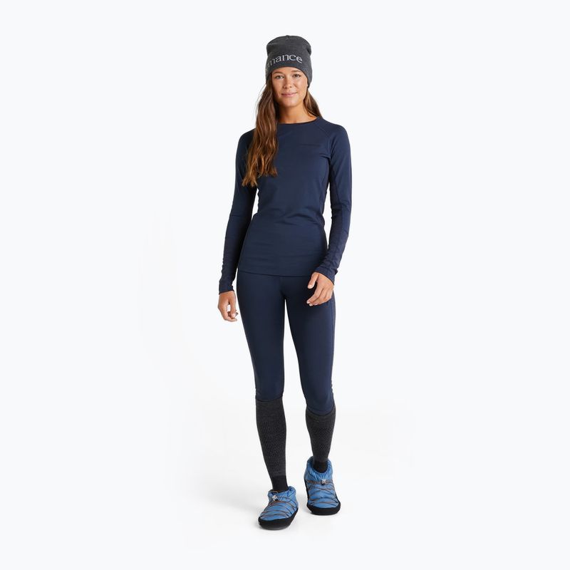 Maglia termica da donna a maniche lunghe Peak Performance Magic Crew blu ombra 2