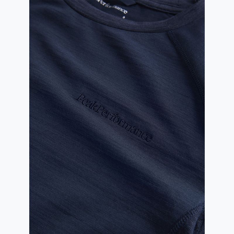 Maglia termica da donna a maniche lunghe Peak Performance Magic Crew blu ombra 4