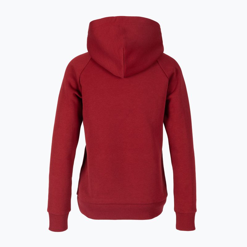 Felpa da trekking da donna Peak Performance Original Hood rogue red 2