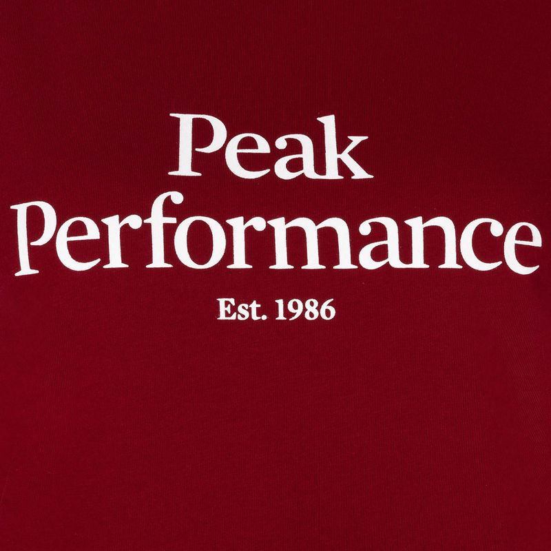 Camicia da trekking da donna Peak Performance Original rogue red 3