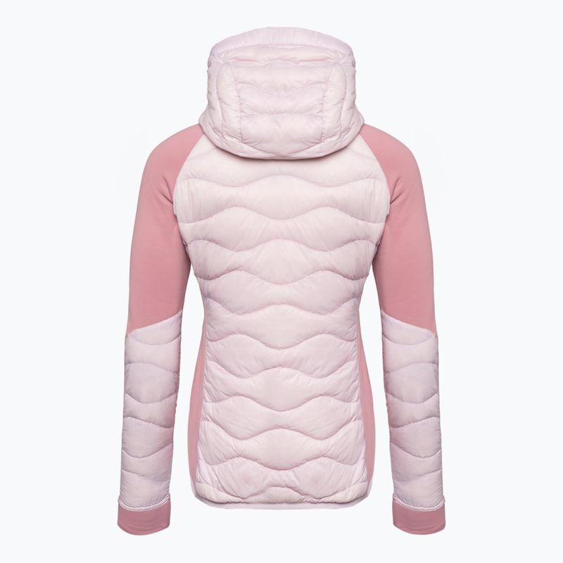 Giacca donna Peak Performance Helium Down Hybrid Hood cold blush 2