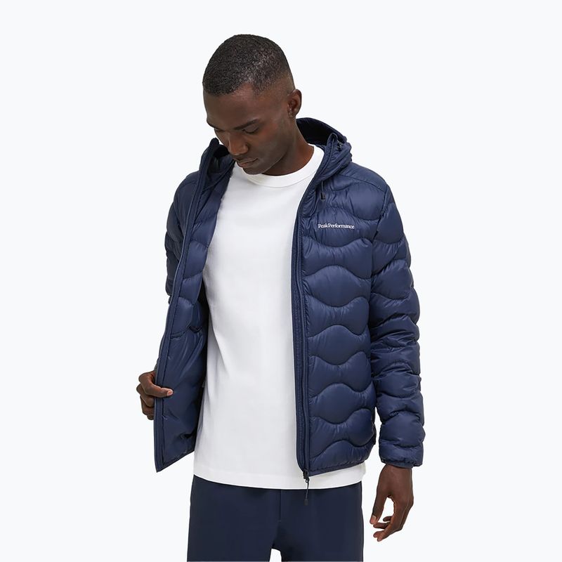 Piumino Peak Performance Uomo Helium Down Hood blu shadow 3