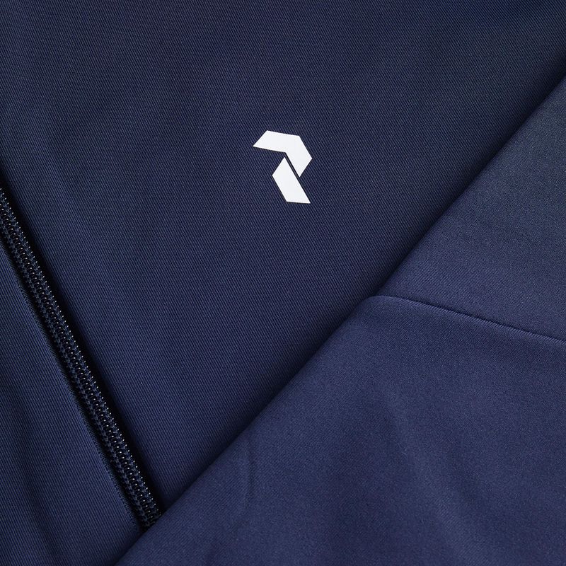Felpa da trekking da uomo Peak Performance Rider Zip Hood blu ombra 6