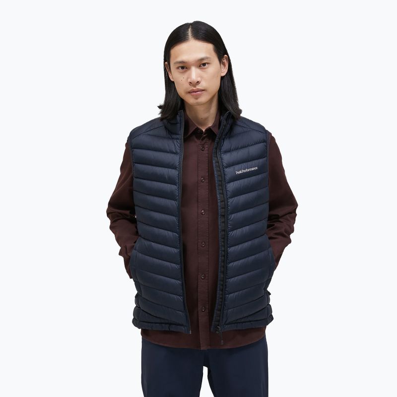 Uomo Peak Performance Frost Down senza maniche nero