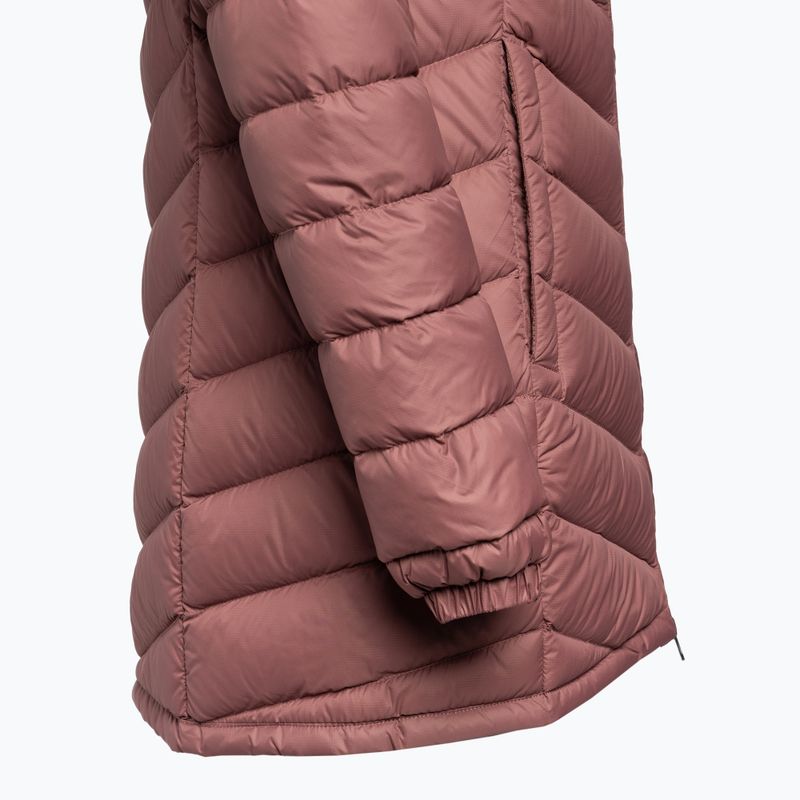 Piumino da donna Peak Performance Frost Down Parka rosa marrone 5