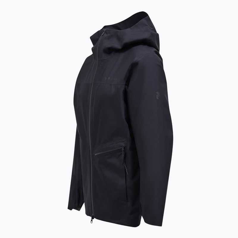 Giacca da pioggia Peak Performance Commuter Gore da uomo, nero 7