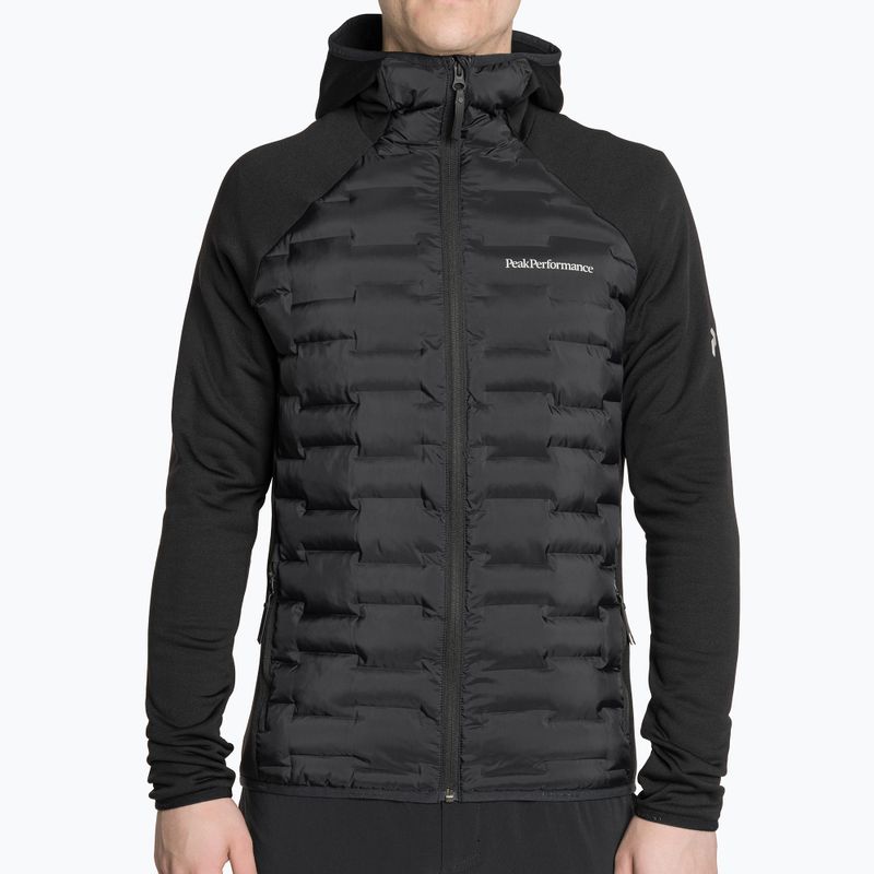 Giacca Peak Performance Argon Hybrid Hood uomo nero