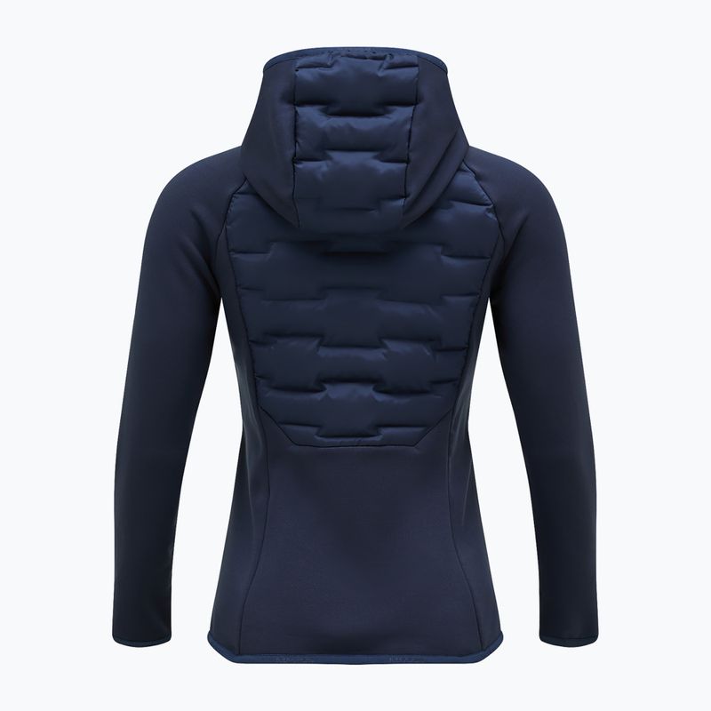 Giacca donna Peak Performance Argon Hybrid Hood blu shadow 2