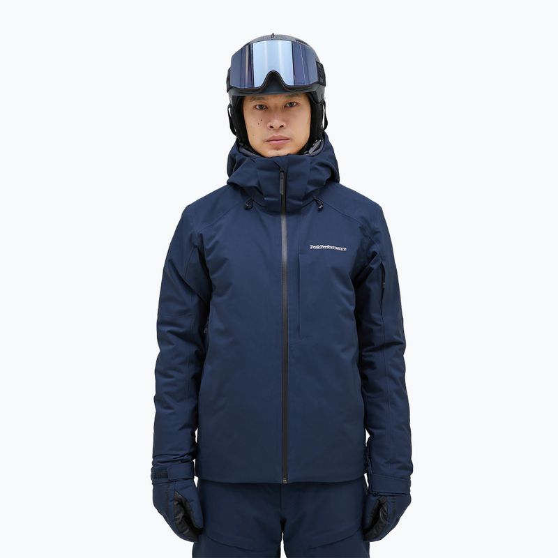 Giacca da sci da uomo Peak Performance M Maroon blue shadow