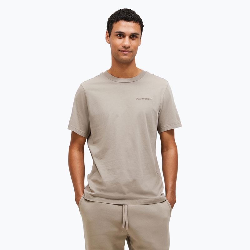 Peak Performance Original Small Logo Tee avid beige da uomo