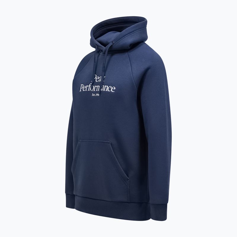 Felpa da uomo Peak Performance Original Hood blue shadow 2