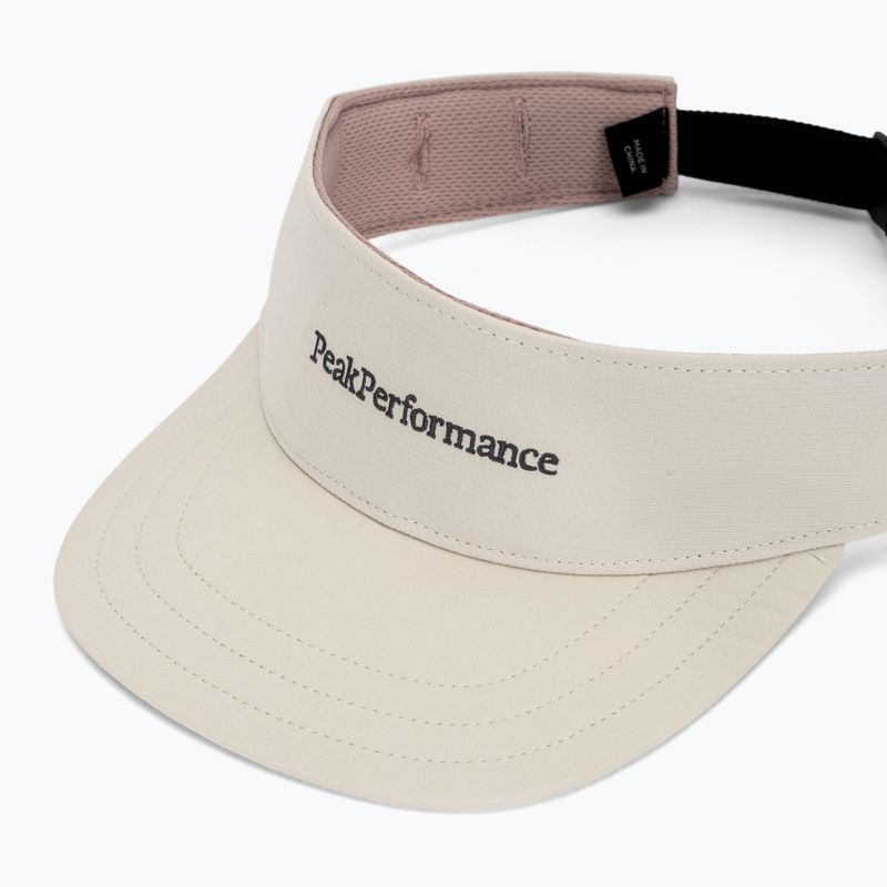 Visiera Peak Performance con tettuccio antiappannamento in sabbia 3