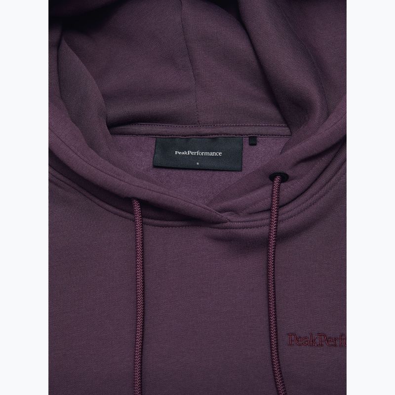 Felpa da donna Peak Performance Original Small Logo Hood mystic purple 6