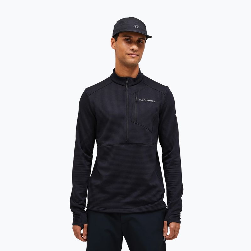 Pile uomo Peak Performance Trail Polartec Power Grid Half Zip black