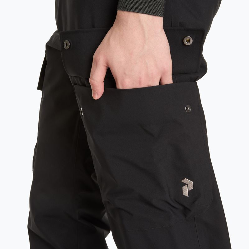 Pantaloni da sci Peak Performance Edge Insulated da uomo, nero 4