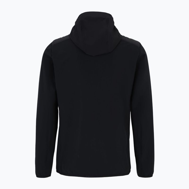 Giacca con cappuccio Peak Performance Radiance Hybrid da uomo, nero 2
