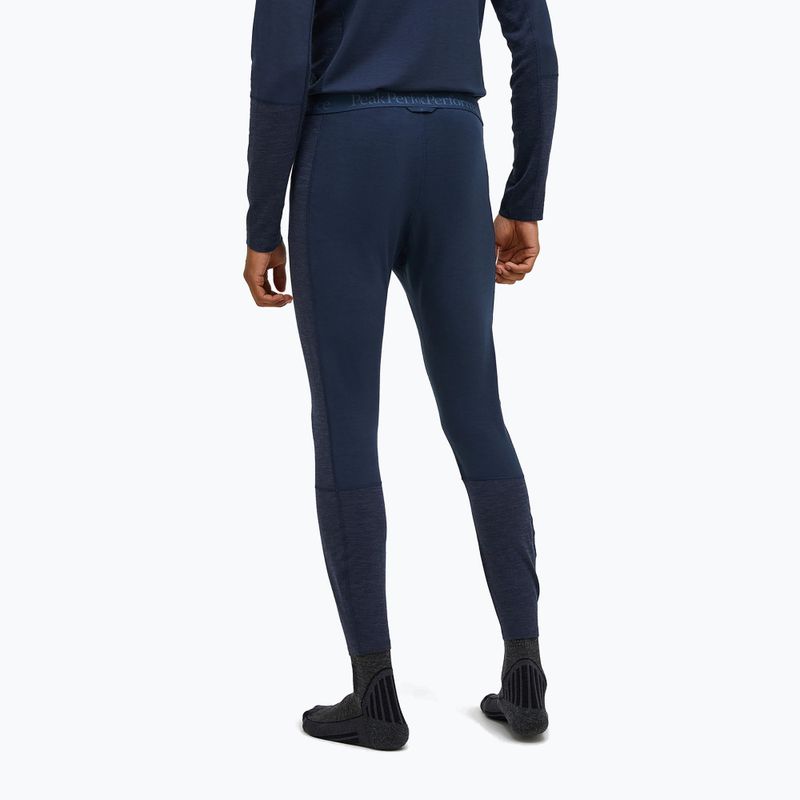 Pantaloni termici attivi da uomo Peak Performance Magic Long John blue shadow 2