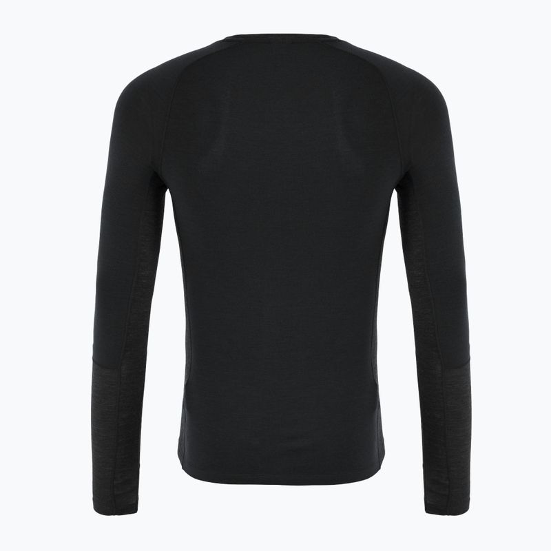 Maglia termica da uomo Peak Performance Magic Crew black 2