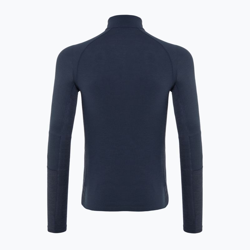 Maglia termica attiva a maniche lunghe da uomo Peak Performance Magic Half Zip blu ombra 2