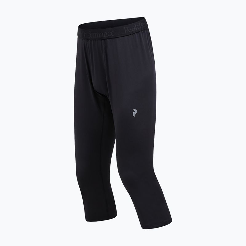 Pantaloni termici attivi da uomo Peak Performance Spirit Short John nero 3