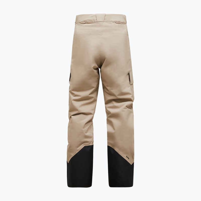 Pantaloni da sci Peak Performance Edge Insulated da uomo avid beige 2