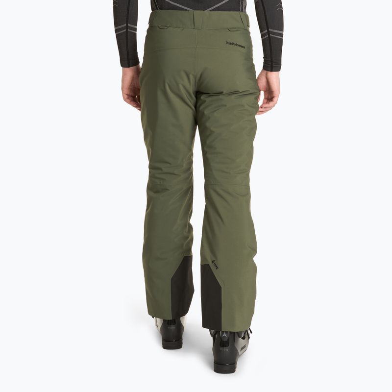 Pantaloni da sci Peak Performance Navtech ago di pino da uomo 2