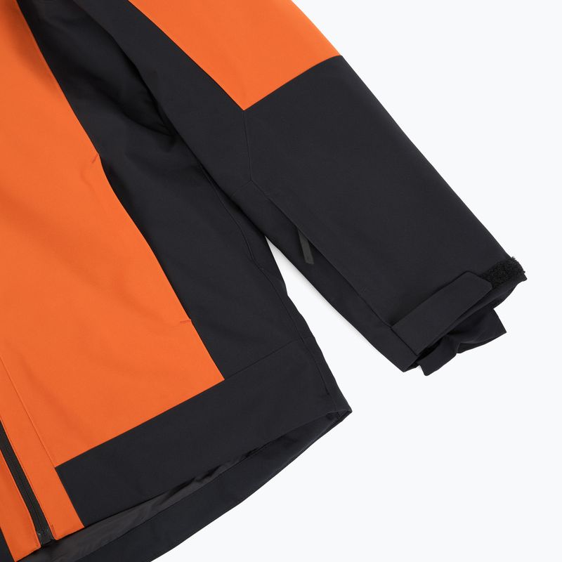 Giacca da sci Peak Performance Rider Tech Insulated da uomo, colore nero/fiamma oro 4