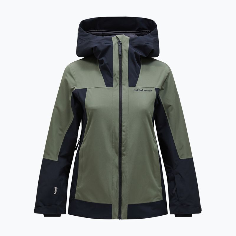 Giacca da sci da donna Peak Performance Rider Tech Insulated pine needle