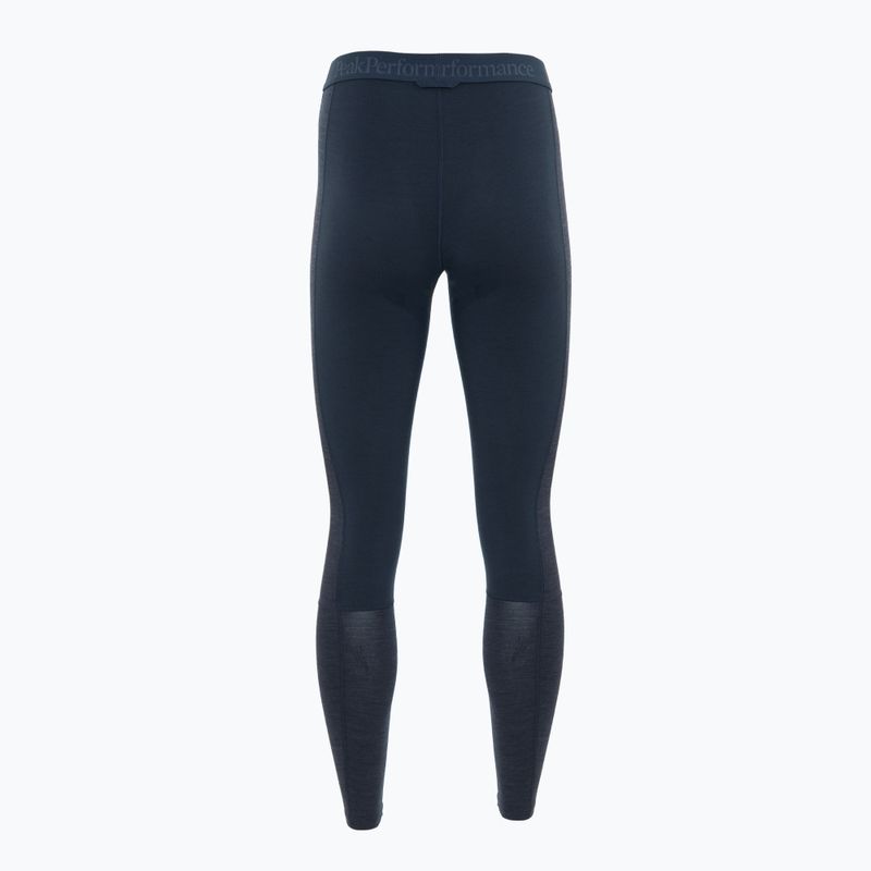 Pantaloni termici attivi da donna Peak Performance Magic Long John blue shadow 2