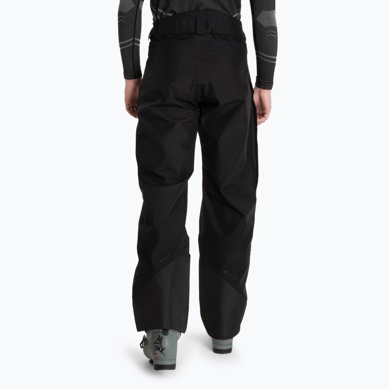 Pantaloni da sci Peak Performance Vertical GTX da uomo, nero 2