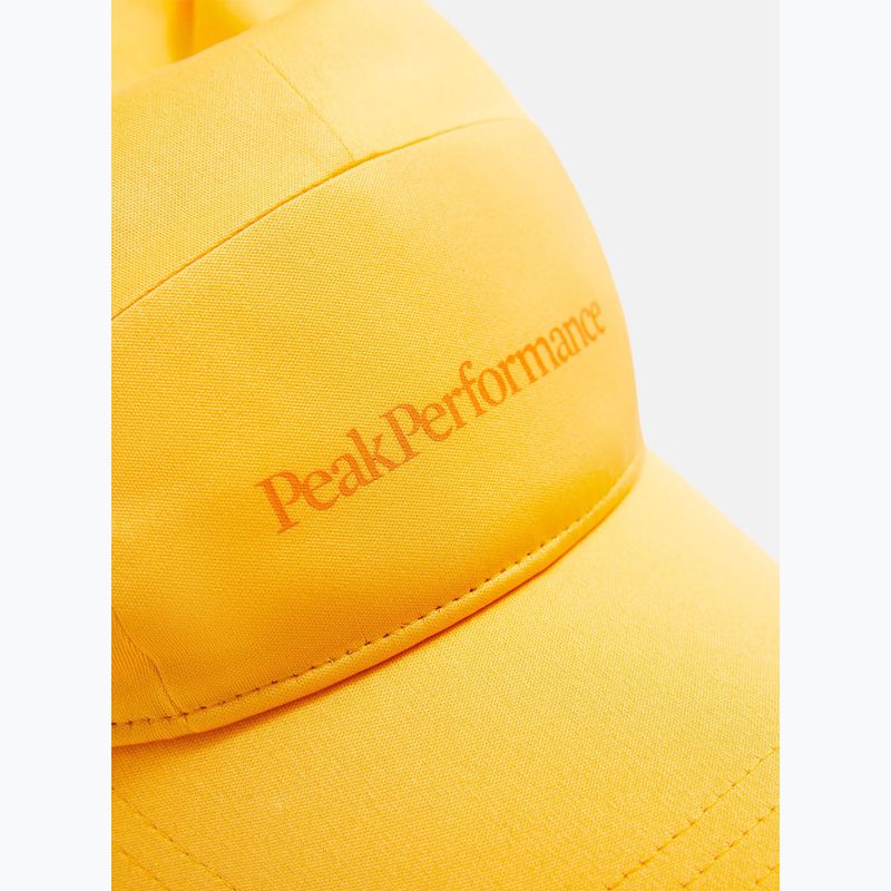Berretto da baseball Peak Performance Tech Player arancione fiammante 3