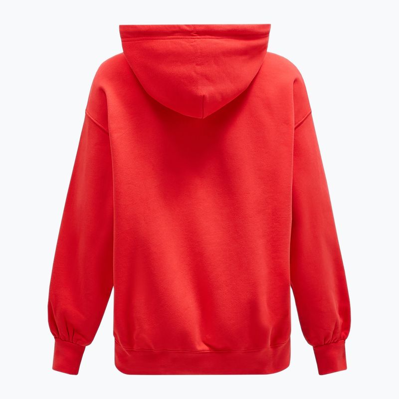 Felpa Peak Performance Original Terry donna rosso brillante 2