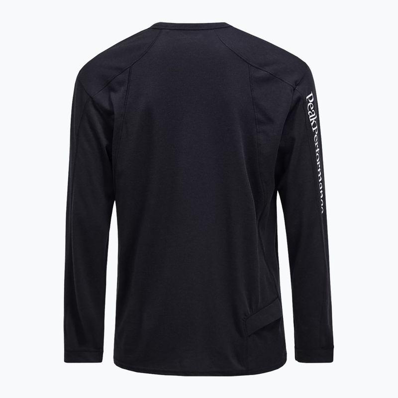 Peak Performance Trail Wool Blend Longsleeve Uomo nero 2